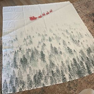 Christmas shower curtain